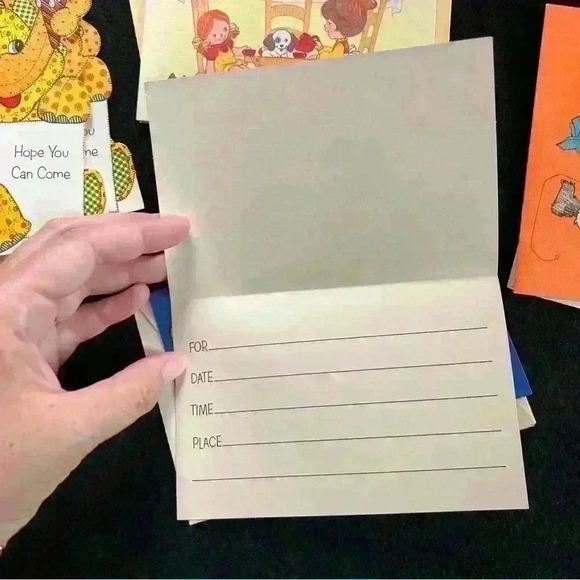 Vintage 70s/80s- Birthday Party Invitations Bundle- 4 designs - Picture 14 of 15